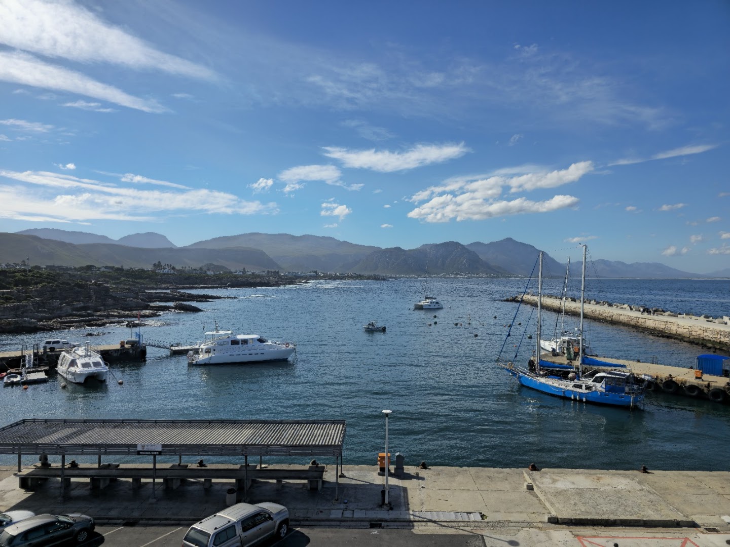 Whale Watching Boat Tour in Walker Bay Hermanus Whale watching boat tour departing from the New Harbour in Hermanus, Walker Bay